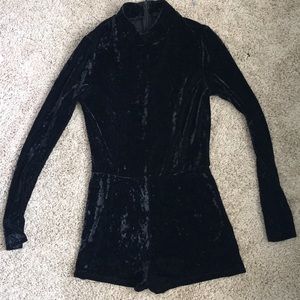 Velvet romper